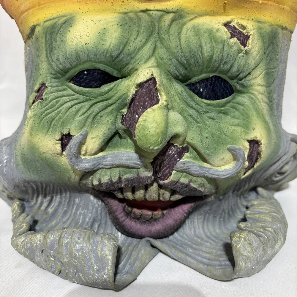 Rubies 1996 Halloween Mask Rare Horror Cards Zombie King /Queen of Hearts Latex - Picture 2 of 11